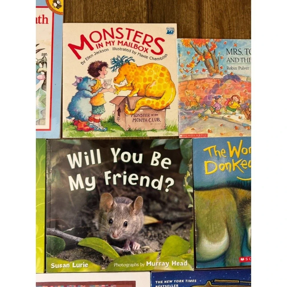 Childrens Picture Story Books Lot Read Alouds Classroom Home‎ School Modern